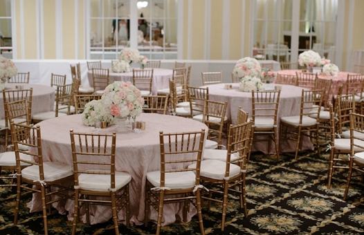 Romantic Pink & Gray Michigan Ballroom Wedding