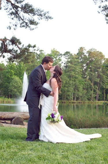 Purple & Green Rustic North Carolina Wedding