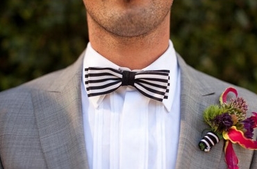 Chic Ways To Incorporate Black & White Stripes Into Your Wedding {Part 2}
