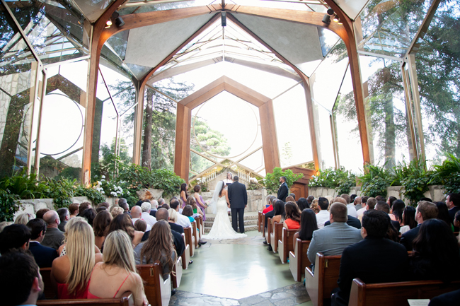 Aviation Themed Wedding at Wayfarers Chapel