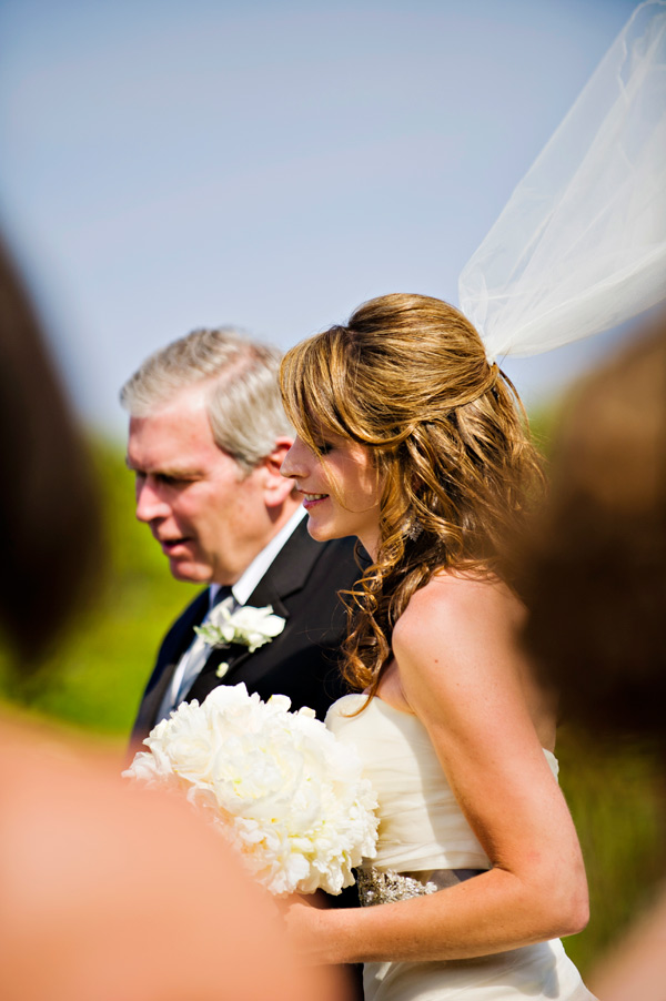 North Carolina Wedding with Glittery Linens