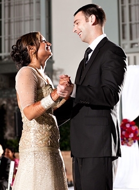 Stylish Chicago Indian Wedding Reception by Monica Z Photography