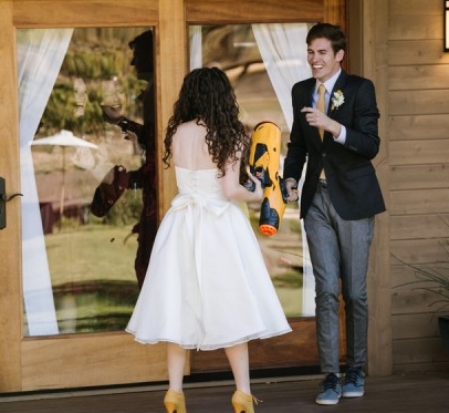 Amy + Maxs Charming & Playful Yellow Wedding