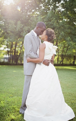 Real {Nashville} Wedding with Charcoal Gray and Fuchsia Color Scheme: DAnn + Dwight