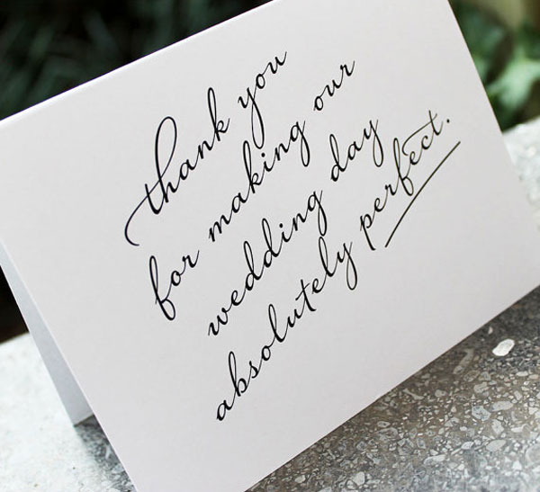 25 Ways to Give Thanks at Your Wedding