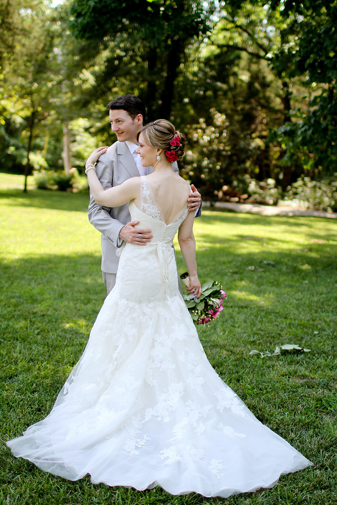 Bright Pink and Green Spring Wedding
