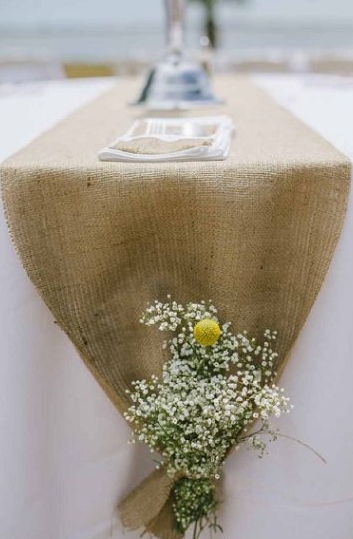 Rustic Chic Yellow and Gray Wedding