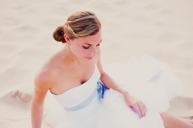 A Beach Picnic Day After Shoot: Sand Dunes, Tepees, Tulle & Ribbon