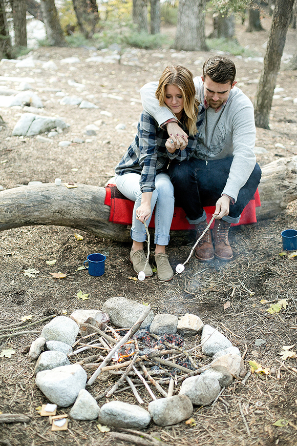 Camping Engagement Session with Amber Lynn