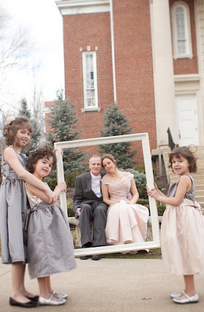 Real Wedding Jill & Tim & three little ladies: Sweet Personal DIY Wedding