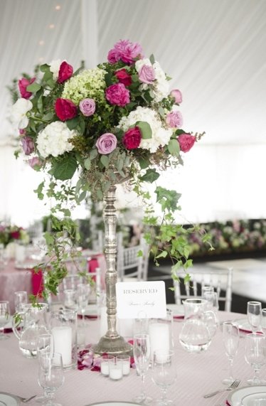 Pink and Green Garden-Inspired Wedding