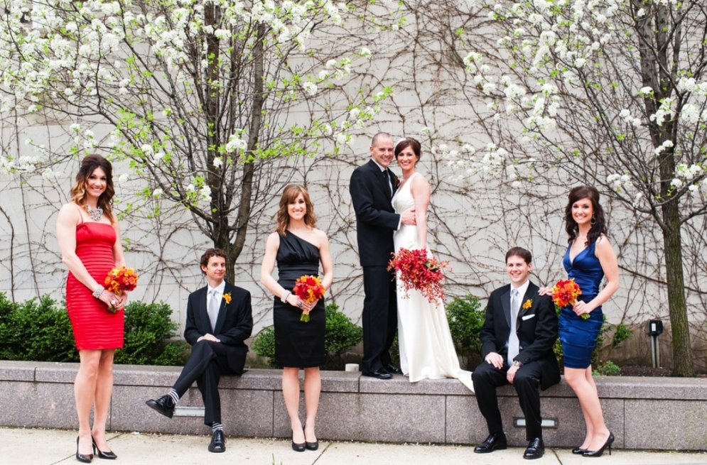 real wedding: carrie  andrew  chicago illinois