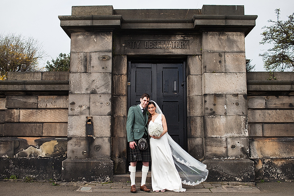 Charlie Brear Glamour For a City-Chic Style Wedding in Edinburgh