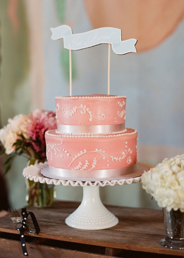 Real Wedding: Aqua & Pink Whimsy