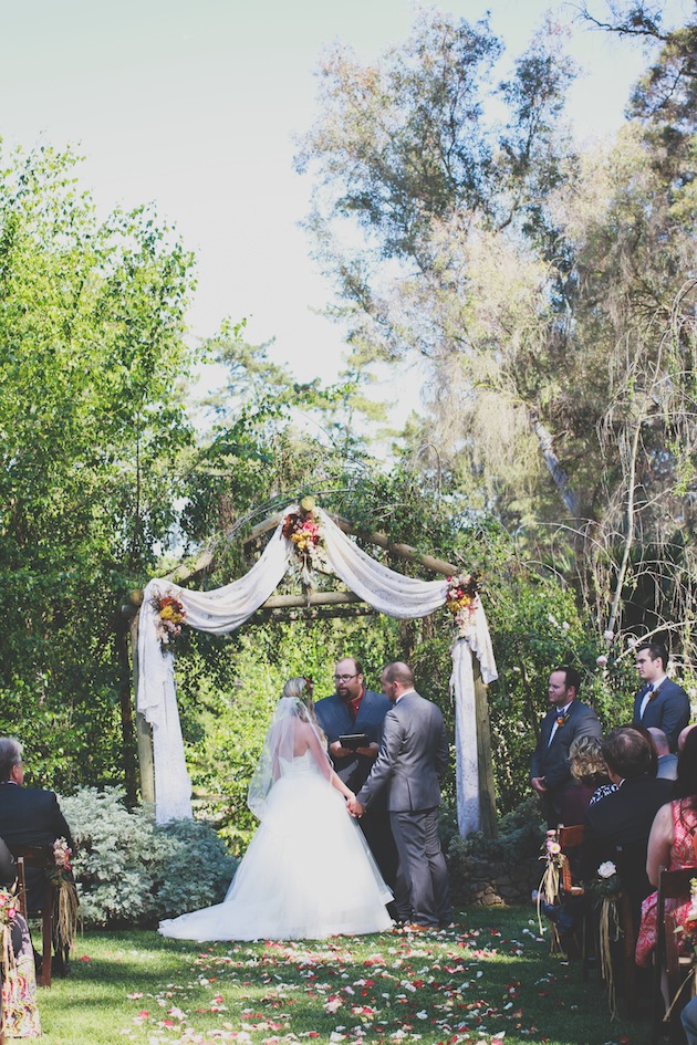 Bohemian Fall Inspired Wedding Filled With Feathers & Gold Glitter