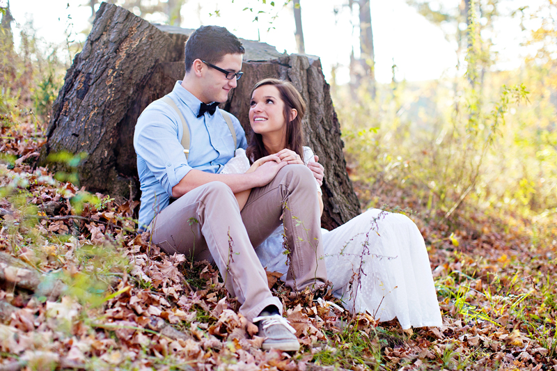 rural kentucky engagement session