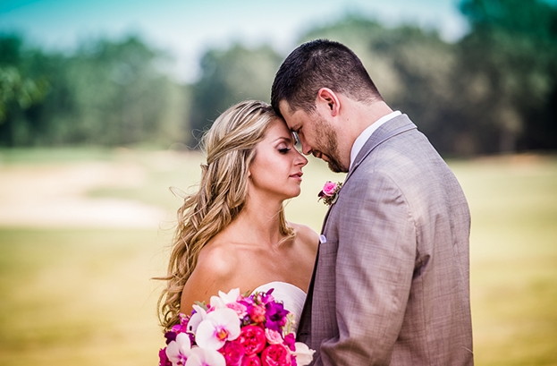 Radiant Orchid Real Wedding: Rachelle and Jovan