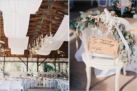 Green and White Fall Wedding Ideas
