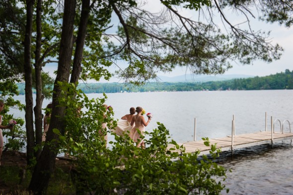 New Hampshire Lake Wedding: Carrie + Michael