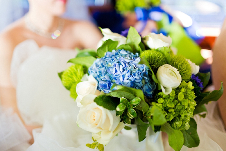 A Blue and Green Literature Themed Wedding