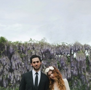 Bohemian Romance In The Woods Amidst The Wisteria