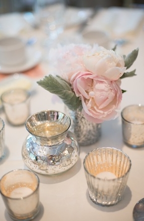 Romantic Pink, Grey & Gold Vancouver Wedding