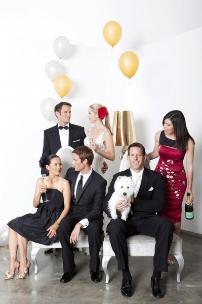 Inspired By Glitzy Glamour White, Silver, Gold and Red New Years Eve Celebration!