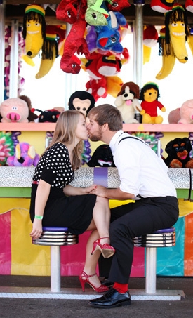 Vintage Carnival Themed Engagement Session from Two Chics Photography â€“ Part 2