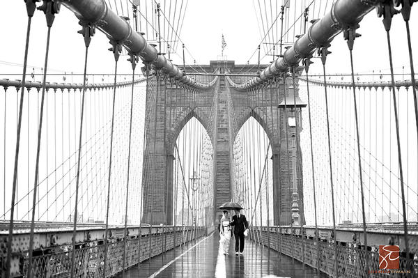 The Brooklyn Bridge + Elopement = Silje & Fredrik