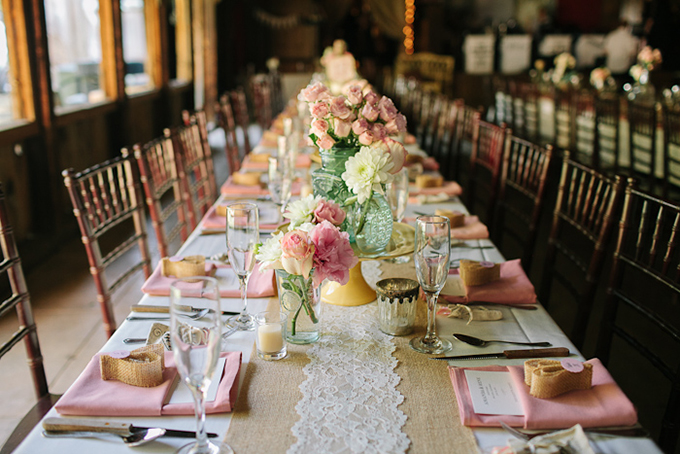 A Pink DIY Farm Wedding