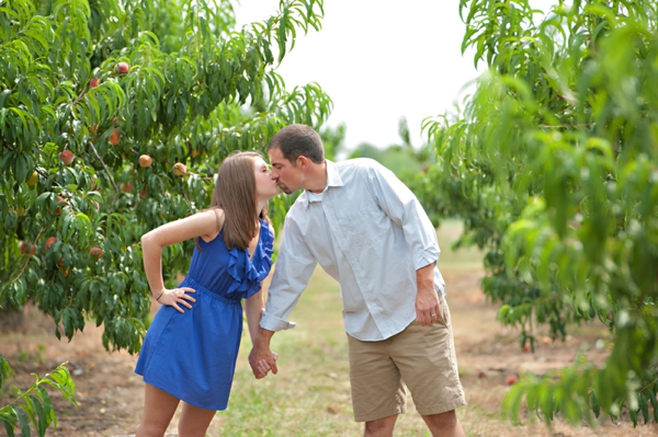 Southern Summer Peach Anniversary Shoot by Peach Blossom Photography