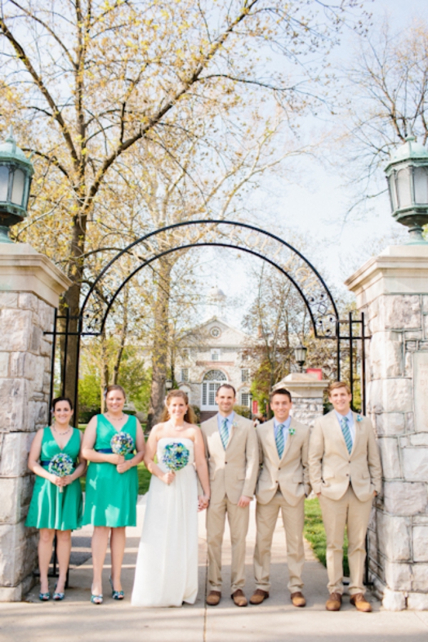 Blue and Green Wedding