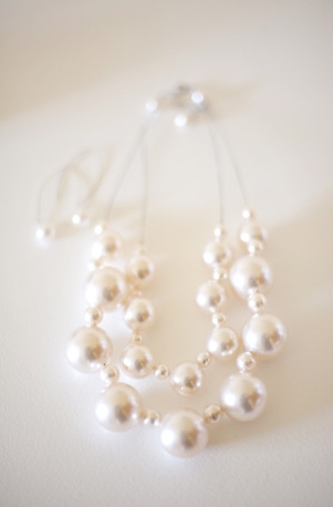 A Chic Turquoise Wedding: Burlap, Pinwheels & Pearls