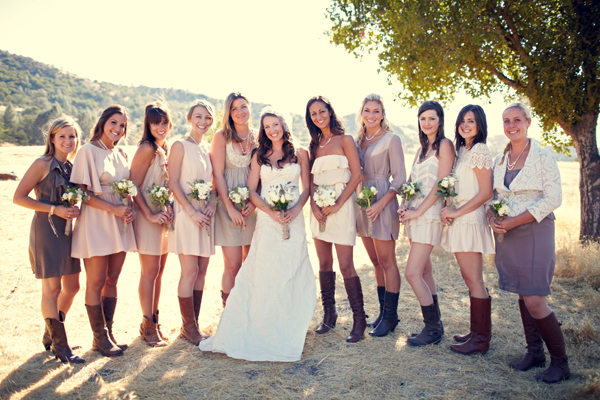 Rustic Chic, DIY Farmhouse Wedding: The Bride Wore Boots