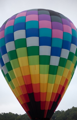 A Wedding Ceremony in a Hot Air Balloon
