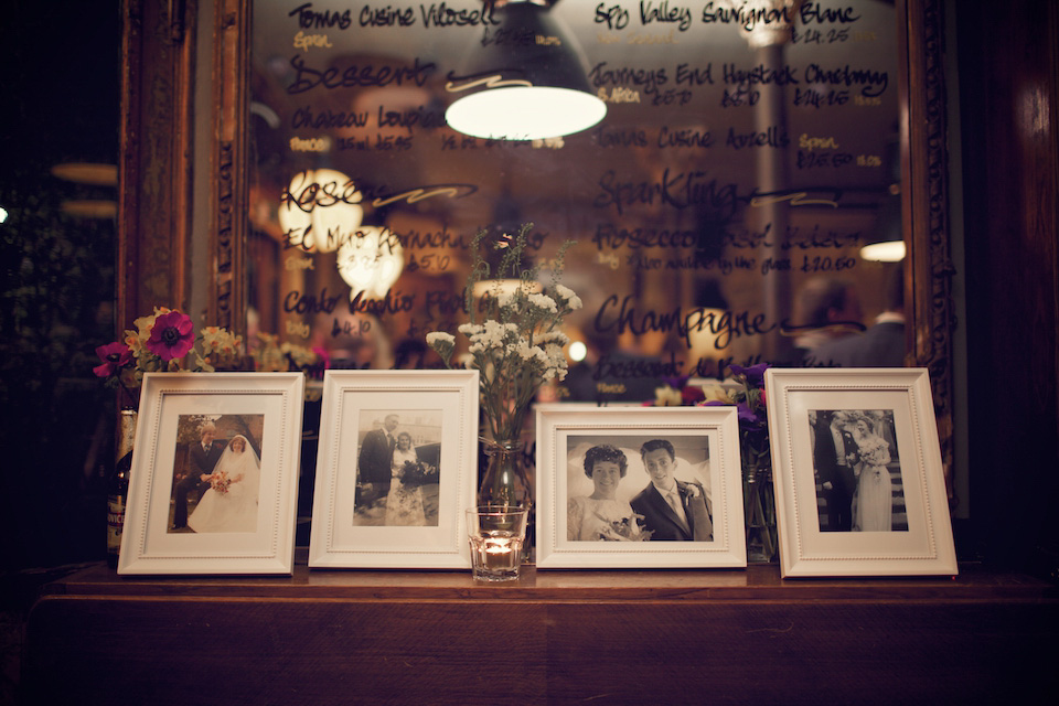 Edwardian-Style Cymbeline Lace and Polkadots for a Relaxed London Pub Wedding