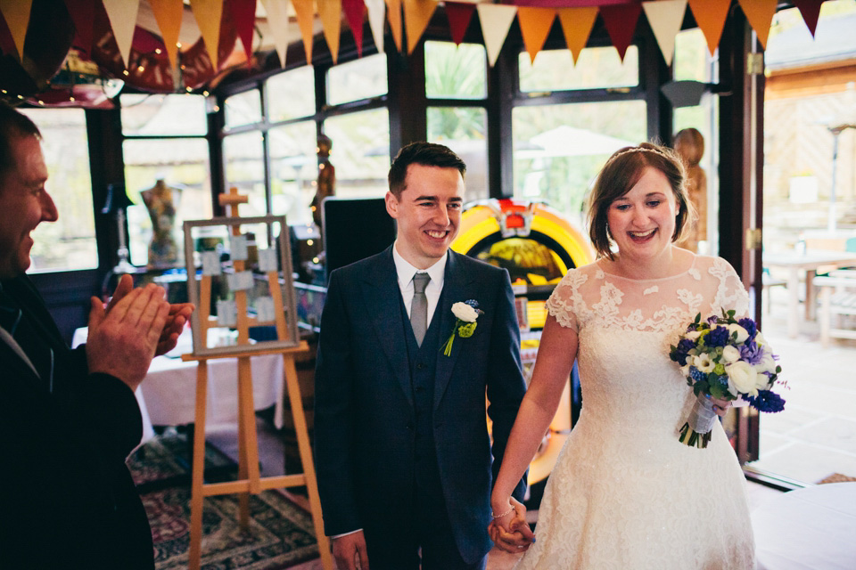 Fun, Fifties Bridal Style For A Relaxed and Informal North Yorkshire Wedding
