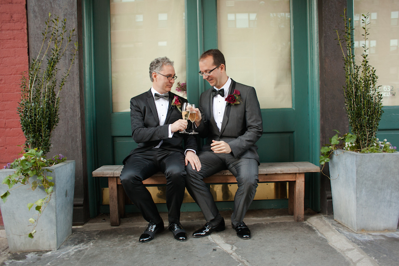 Greg and Michaels Sophisticated Carnival Wedding