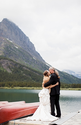 Elaine & Mark | Intimate Wedding at Glacier National Park