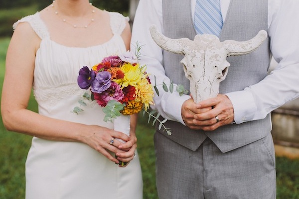 Sweet and Colourful Eco Chic Farm Wedding