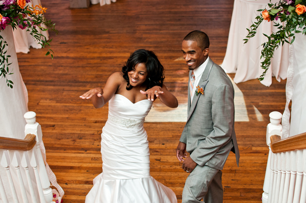 Orange and Pink Modern Wedding In Tennessee by Creation Studios