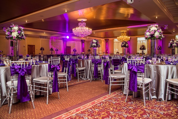 A Butterfly Themed Purple And Silver Wedding In Delaware