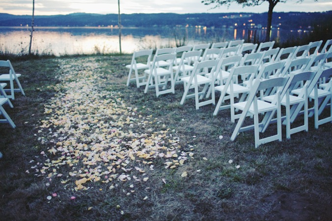 A Beautifully Eclectic, Vintage, DIY Wedding By A Lakeside