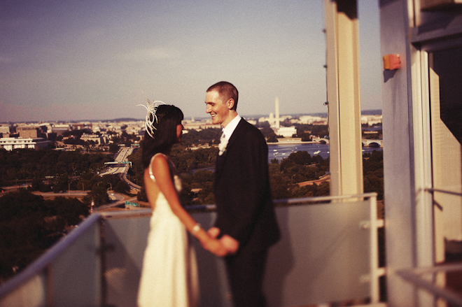 A Cool Rooftop Wedding: Heart Hair & Scrunched Up Smiles {Part 2}