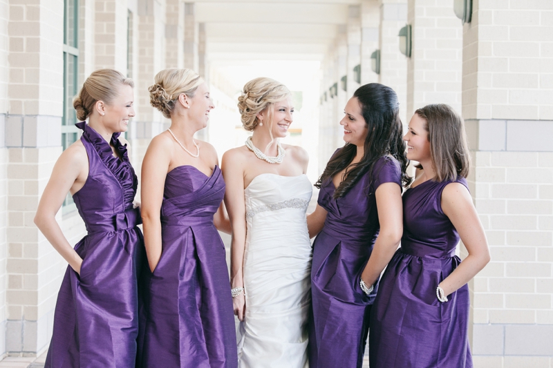 Elegant Purple & Orange Jacksonville Wedding