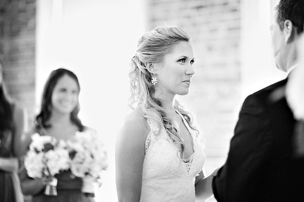 Real Wedding: Yellow and Heather North Carolina Wedding