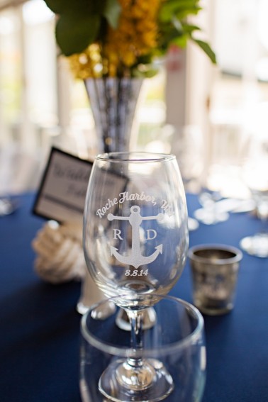 A Nautical Coral and Navy Wedding