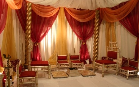 Indian Wedding Indoor Mandap