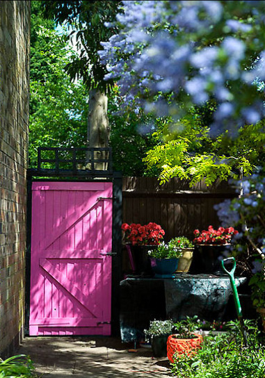 Outdoor Spaces + Pink
