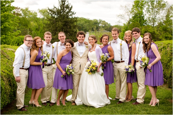 Pretty Purple Country Wedding